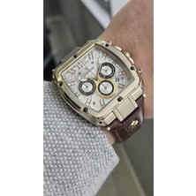 Raymond Erkek Kol Saati H Rg-Brw-W  Deri Kordon