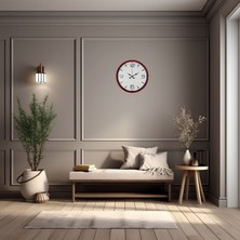 Çetiner Group Dynamic Red 36 cm Duvar Saati