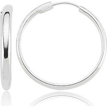 925 Ayar Gümüş Halka Küpe