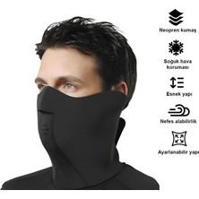 Vexo Neopren Yüz Maskesi Kısa Model