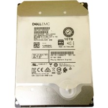 Dell Emc 10TB 7.2k 10G 4kn 6gbps 3.5" Sunucu Harddisk HUH721010ALN600 0F27511