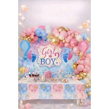 Eng Parti Dünyası 61 Parça Cinsiyet Balon Konsepti - Baby Shower Seti ENG-B1084