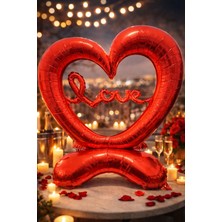 Eng Parti Dünyası 106,4 cm Kırmızı Kalp Folyo Balon – Romantik ve Şık Dekorasyon ENG-B1044