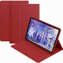 Microcase Honor Pad X8 Tablet ile Uyumlu Sleeve Serisi Mıknatıs Kapak Standlı Kılıf KIRMIZI-AL3319