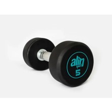 Alin Sport 5 kg Kauçuk Kaplı Profesyonel Olimpik Dumbbell ( Dambıl )