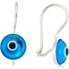 925 Ayar Gümüş Sallantılı Nazar Küpe