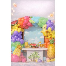 Eng Parti Dünyası 100 Parça Meyve Temalı Tropical Balon Konsepti - Meyve Temalı Set ENG-B1085