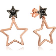 925 Ayar Gümüş Yıldız Küpe