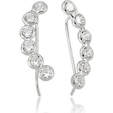 925 Ayar Gümüş Su Yolu Küpe