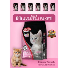 Cat food energy Tavuklu Yavru Kedi Maması 1 kg - 6 Adet