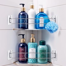 Delixa Gobutend Rv Duş Köşe Depolama Çubuğu, 7,5-13,4 Inç Ayarlanabilir Paslanmaz Çubuk, Karavan Depolama O