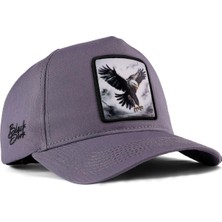 Delixa Kartal Logolu Gri Beyzbol Şapka