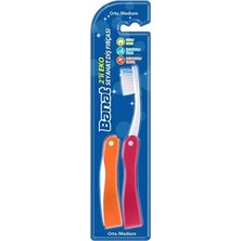 Delixa 2' Ekonomik Seyahat Diş Fırçası Seti - Lacivert &