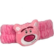 Delixa Lotso Peluş Bandana Makyaj Spa Saç Bandı Fuşya