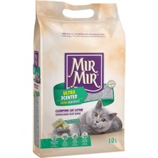 Mırmır Ultra Parfümlü Topaklanan Kedi Kumu - 10 Litre