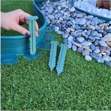 Delixa Moda Ayırıcı M Yeşil Sınırlayıcı Toprak Ayıracı Ayracı Ayırıcı Bariyeri