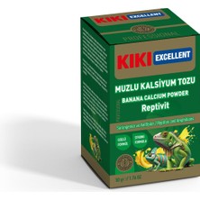 Delixa Kiki Muzlu Kalsiyum Reptivit Sürüngenler Amfibiler Için Toz 50 gr