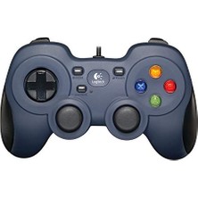Delixa F310 Kablolu Gamepad, Özel 4 Düğmeli Hassas D-Pad, 1,8 M Kablo Uzunluğu, Lacivert