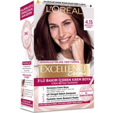Delixa L'oreal Excellence Saç Boyası - 4.15 Büyüleyici