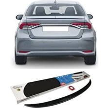 Delixa Btm Otomotiv (722) Bagaj Üstü Spoiler Piano 2018-2021 Toyota Corolla ile Uyumlu