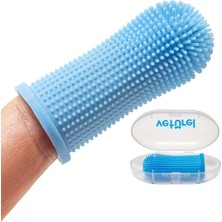 Delixa Diş Fırçası 360 Yumuşak Parmak Fırça Silikon Fırça Tartar Hijyenik Saklama Kutulu