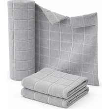 Delixa Pureza Rulo Mikrofiber Temizlik Bezi 30X30 cm 20'- Mutfak, , Araba Için (Gri)