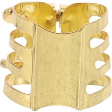 Delixa Metal Saksafon Ağızlık Kelepçesi Hafif Yüksek Dayanıklı Saksafon Parçaları Sabitleyici Üflemeli Enst