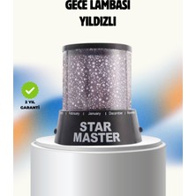 Buğlem Event Renk Değiştirmeli LED Yıldız Projektör Parti ve Gece Lambası - LG002W-7L1TT8