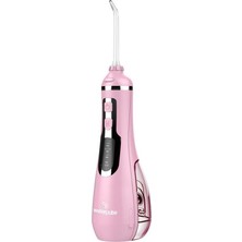 Delixa WP-V500 Water Flosser Taşınabilir, Şarjlı, Masajlı, Diş Protez Bakım Ağız Duşu (Pembe)