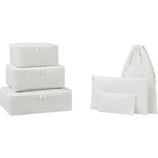 Delixa Wave 6'lı Gri Pötikare Içi Düzenleyici Set