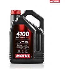 Motul 10W40 Motor Yağı 4 Litre 4100 Syn-Nergy Spec – Benzin Dizel Uyumlu