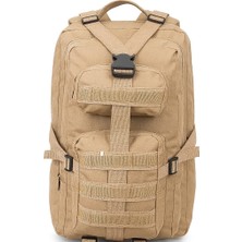 Delixa 65 Lt Bej Sırt Çantası,molle Sistemli, Suya Dayanıklı, Çok Gözlü, , Kamp, Avcılık, Günlük Kullanım,