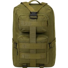 Delixa 65 Lt Haki Sırt Çantası,molle Sistemli, Suya Dayanıklı, Çok Gözlü, , Kamp, Avcılık, Günlük Kullanım,