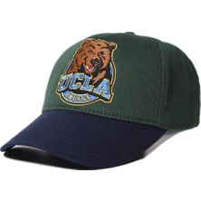 Delixa Ucla Unisex Huntin Baseball Cap Nakışlı Şapka, Yeşil, Std