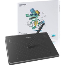 Delixa Huion Inspiroy H430P 18.6cm x 13.9cm, 4096 Kademe Basınç Hassasiyetli, 5080LPI Çözünürlük, 4 Adet Kı