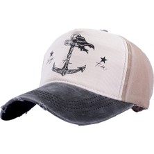 Delixa Denizci Çapa Eskitme Beyzbol Şapka Haki Yeşil