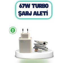 Buğlem Event 67 Watt Hızlı Şarj Aleti Poco F2 F3 F4 Uyumlu - LG002W-7L1LA1