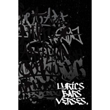 Delixa Rhyme - Rap Journal: A Lyricists Hip Hop Inspired Rap Bars, Lyrics, Hooks & Verses. 6 x 9 Journal. 1