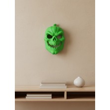 Buğlem Event Yeşil Dekoratif Korku Maskesi Duvar Süsü - LG002W-7LD9N4
