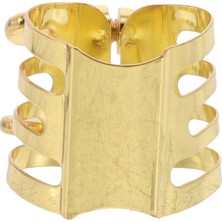 Delixa Hoement Metal Saksafon Ligatürü Dayanıklı Saksafon Parçası Kelepçesi Rezonansını Artıran Üflemeli En