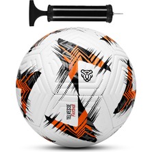 Delixa Profesyonel Futbol Topu 2025 Avrupa Pompalı Sert Zemin Halı Saha Futbol Topu No5 525 (Turuncu)