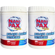 Delixa Parlatıcılı Ultra Konsantre Toz Bulaşık Makinesi Deterjanı 2 x 1 (200 Yıkama) - Mikroplastik Içermez