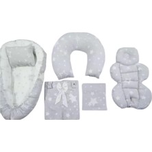 Delixa Biancofiglio Bebek Bakım Seti Gri 60 x 90