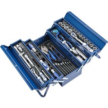 Delixa 86 Profesyonel Sandık Tipi Takım Çantası Seti – Geniş Alet Koleksiyonu ile Ev & Atölye Tamir Seti –