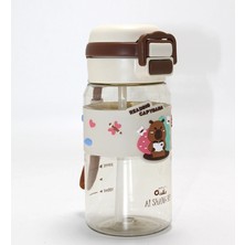 Just Cheap Store Kapibara (Capybara) Desenli Silikon Kılıflı Çocuk Matarası ALK4652