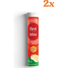 Orzax Ocean Efervit Defence Takviye Edici Gıda 20 (2x) - Dezenfektan Hediyeli (%72 Alkol)