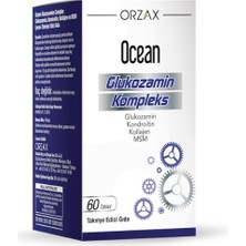 Orzax Ocean Glukozamin Kompleks 60 Tablet - Dezenfektan Hediyeli (%72 Alkol)