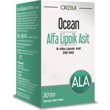 Orzax Ocean Alfa Lipoik Asit 200 Mg 30 Kapsül