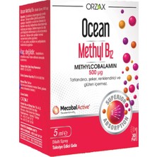 Orzax Ocean Methyl B12 500MCG Dilaltı Sprey 5ml