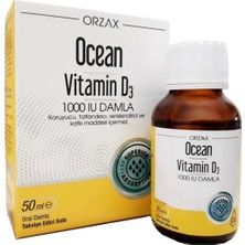 Orzax Ocean Vitamin D3 1000 Iu Damla 50 ml